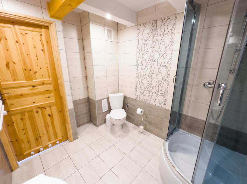 Kúpeľňa v ubytovaní Domek Hulanka