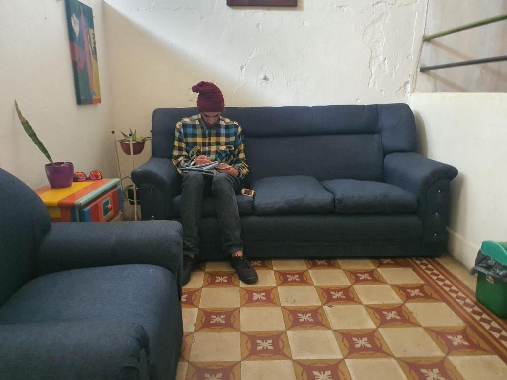 Posezení v ubytování Morada Hostel & Bar