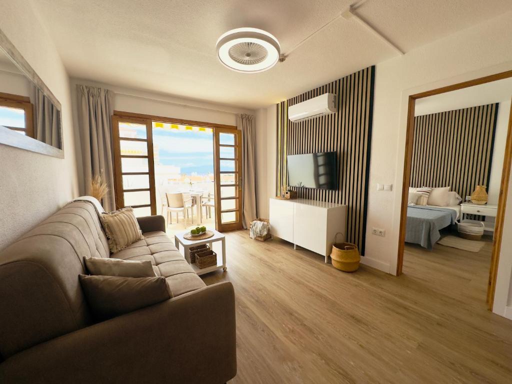 Istumisnurk majutusasutuses Sunshine Daydream Apartment Costa Adeje