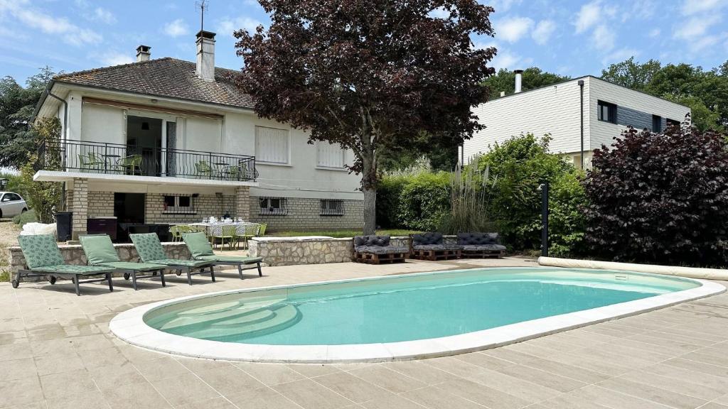 Πισίνα στο ή κοντά στο Villa d'Eden - Piscine chauffée