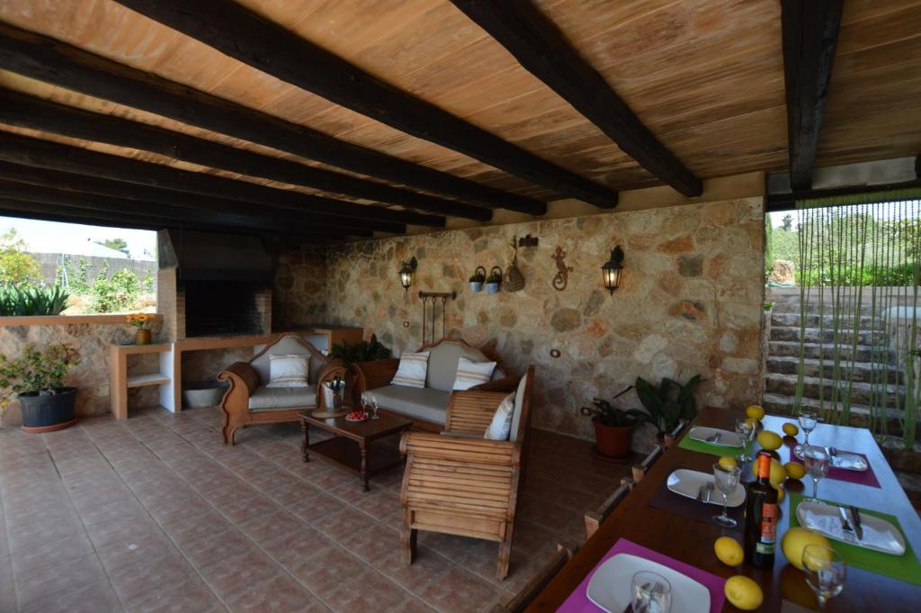 Posezení v ubytování Villa San Rafael 159