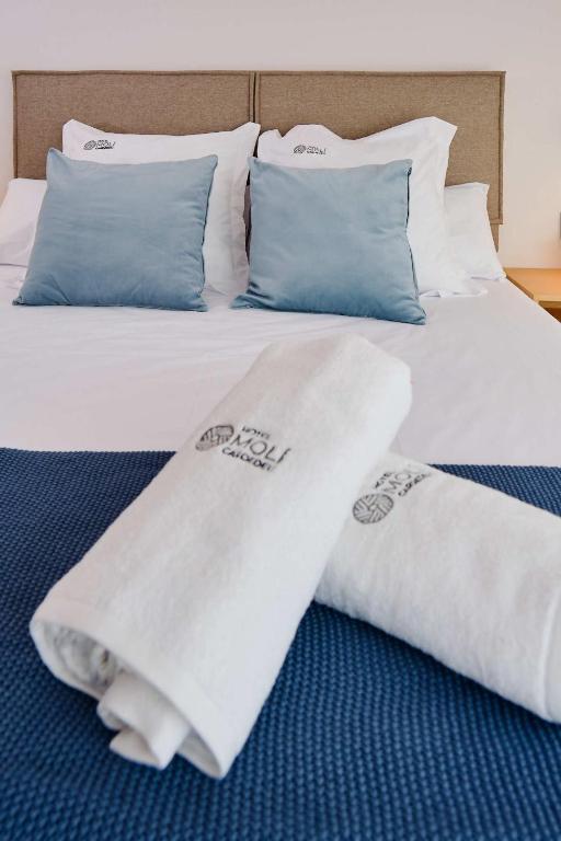 Postel nebo postele na pokoji v ubytování Hotel Molí Cardedeu
