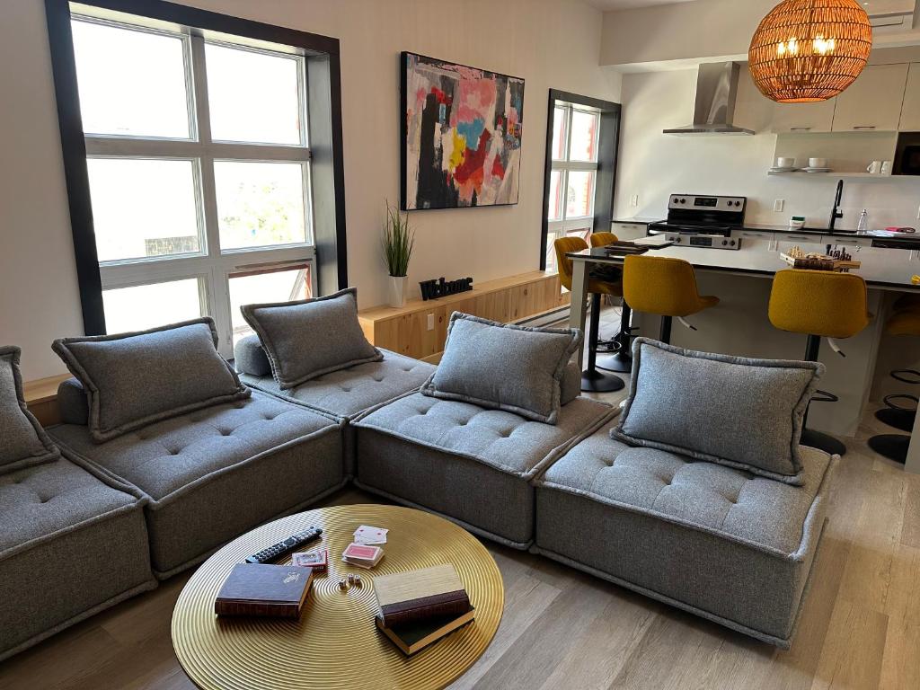 Kuchyň nebo kuchyňský kout v ubytování Les Villas Saint-Roch