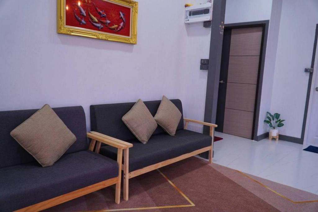Posezení v ubytování ฟ้ารีสอร์ต FAH Resort
