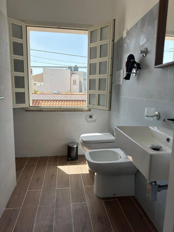 Koupelna v ubytování Panima Rooms