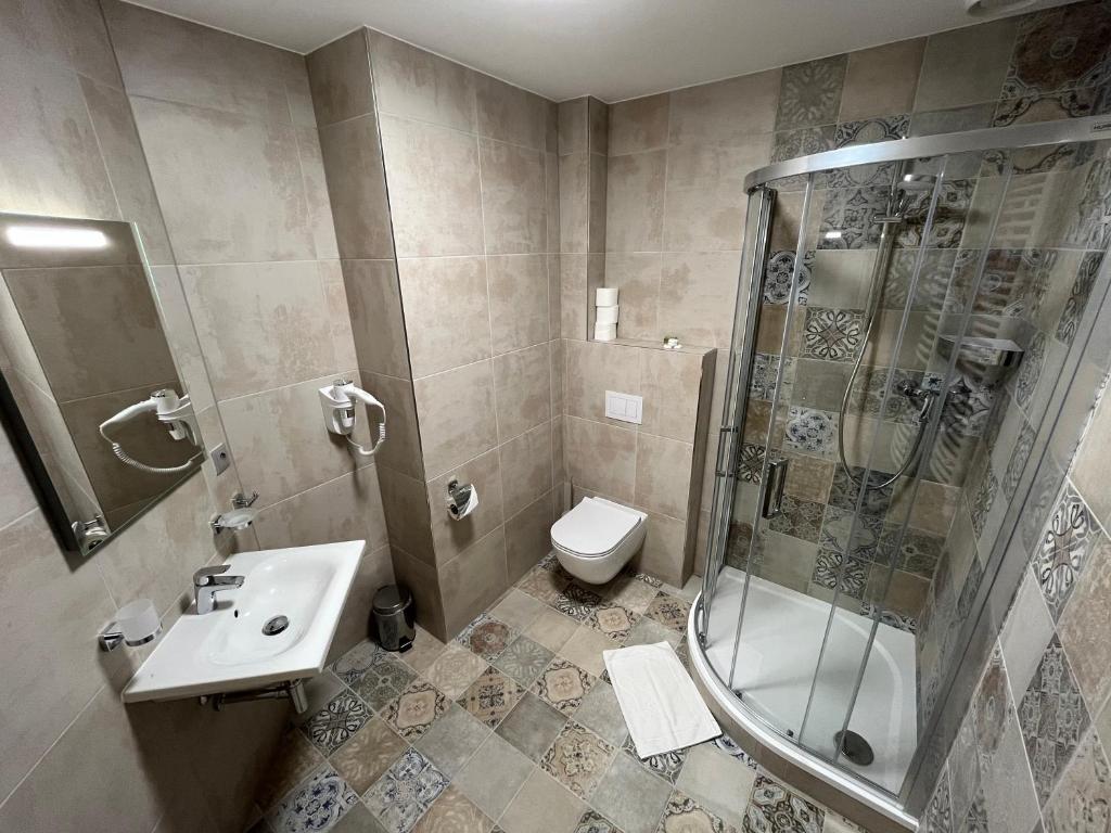 Łazienka w obiekcie Hotel Rankl