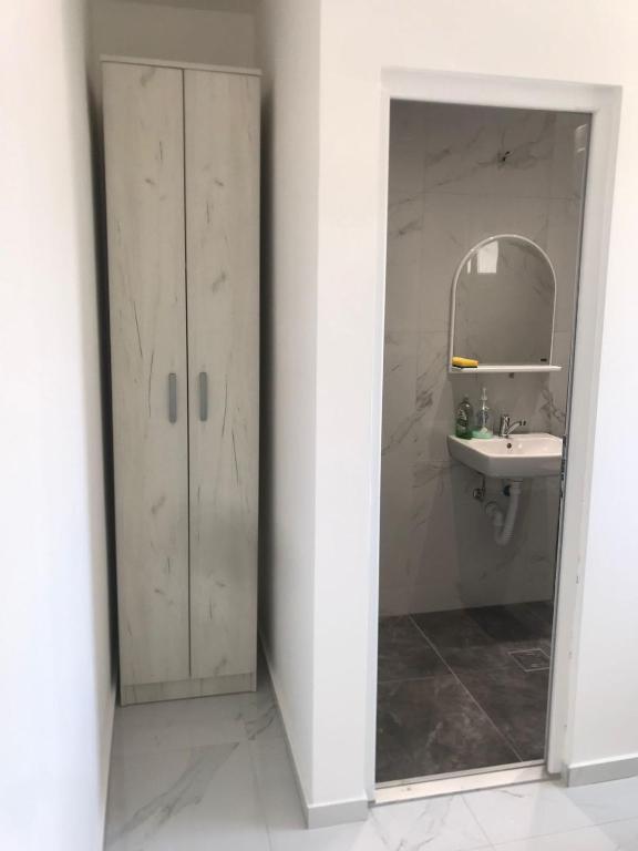 Koupelna v ubytování Malina apartman