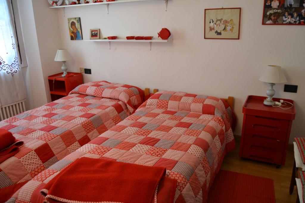 Postel nebo postele na pokoji v ubytování Marco e Cio