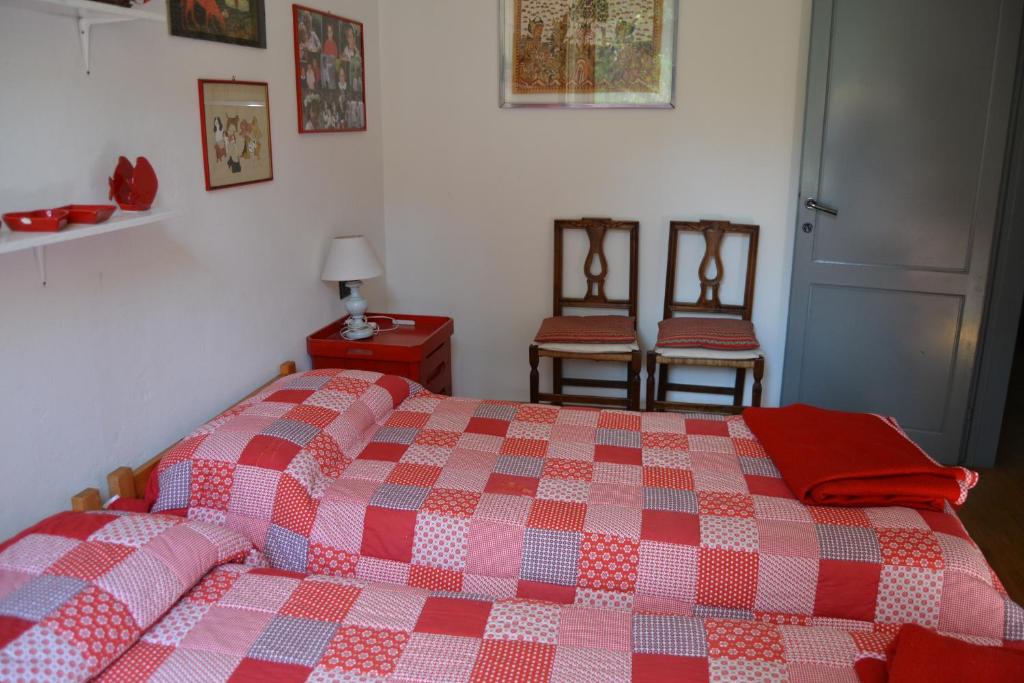Postel nebo postele na pokoji v ubytování Marco e Cio