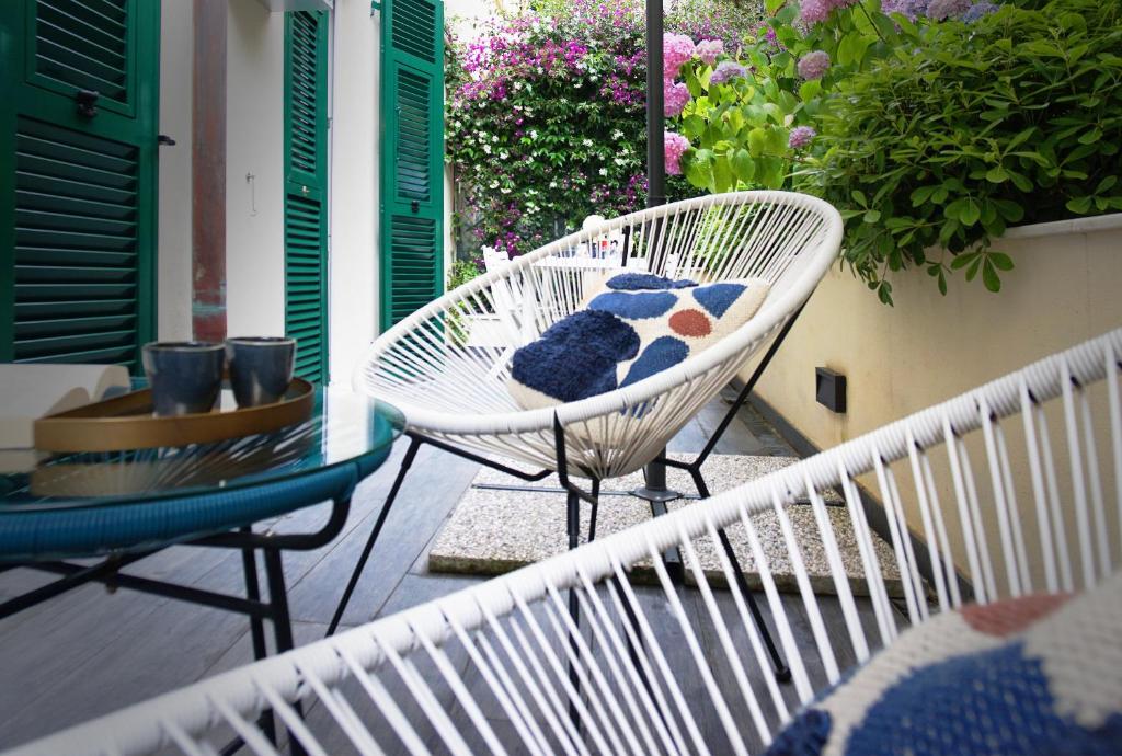 A balcony or terrace at L’isola di Bar
