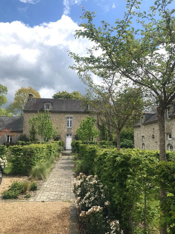 Zahrada ubytování Manoir Saint-André,B&B de charme
