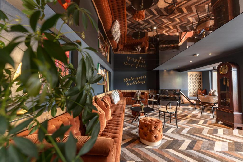 Posezení v ubytování Erzherzog Johann Alpin Style Hotel - Adults Only