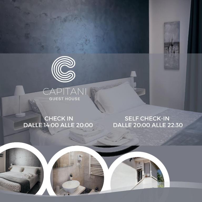 Postel nebo postele na pokoji v ubytování Capitani Guest House