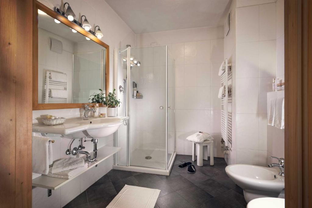 Koupelna v ubytování Hotel Alte Mühle 4 Stelle