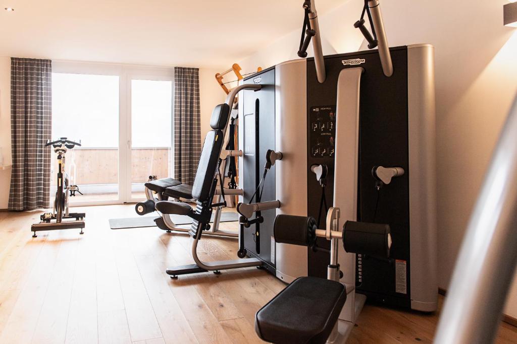 Fitness centrum a/nebo fitness zařízení v ubytování Kräuter & Spa-Hotel Das Schäfer - Adults only
