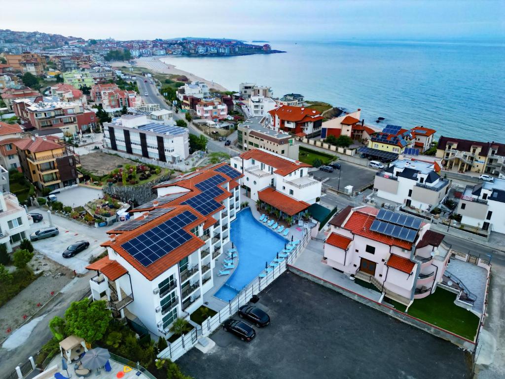 Nespecifikovaný výhled na moře nebo výhled na moře při pohledu z hotelu