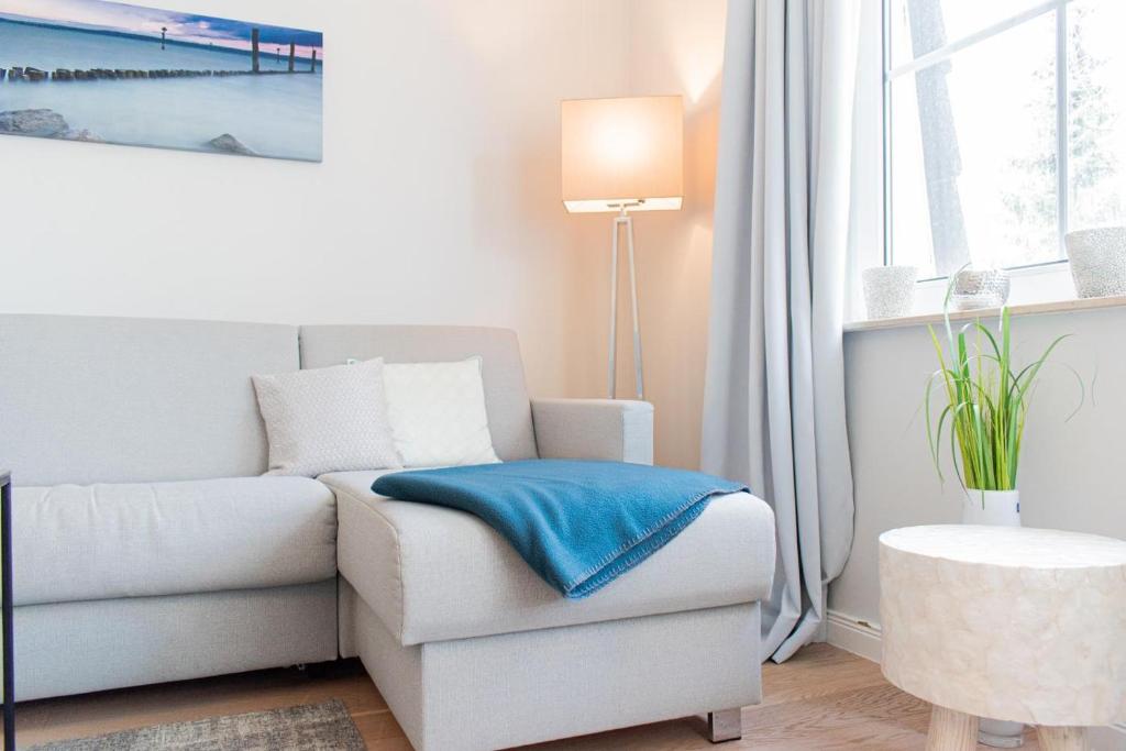 Posezení v ubytování Ferienwohnung 30 Grad