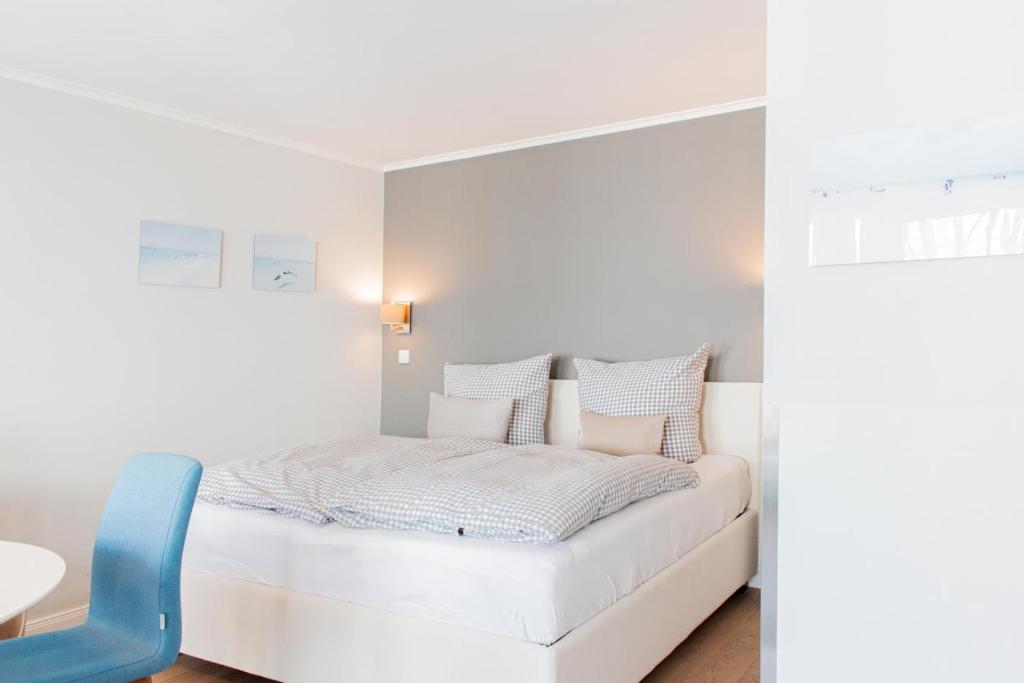 Postel nebo postele na pokoji v ubytování Ferienwohnung 30 Grad