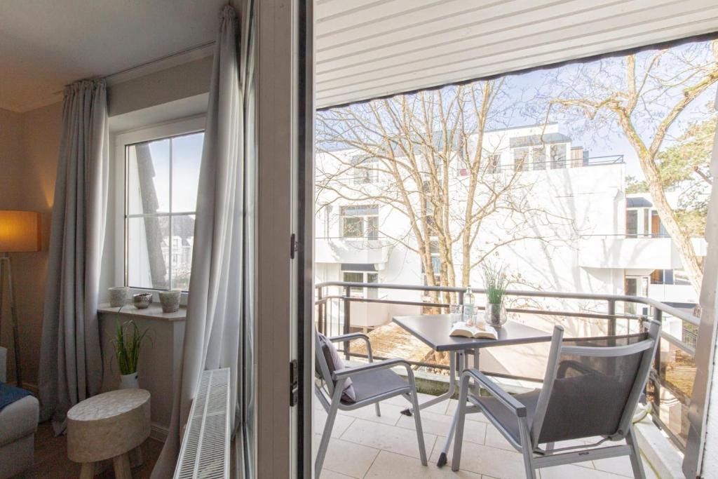 Balkón nebo terasa v ubytování Ferienwohnung 30 Grad