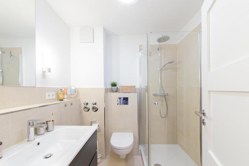 Koupelna v ubytování Ferienwohnung 30 Grad