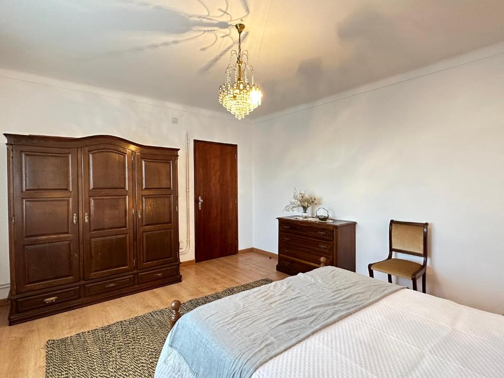 Uma cama ou camas num quarto em Villa Mendes Oliva