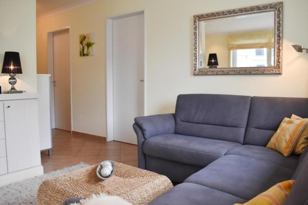 Posezení v ubytování Ferienwohnung Seestern