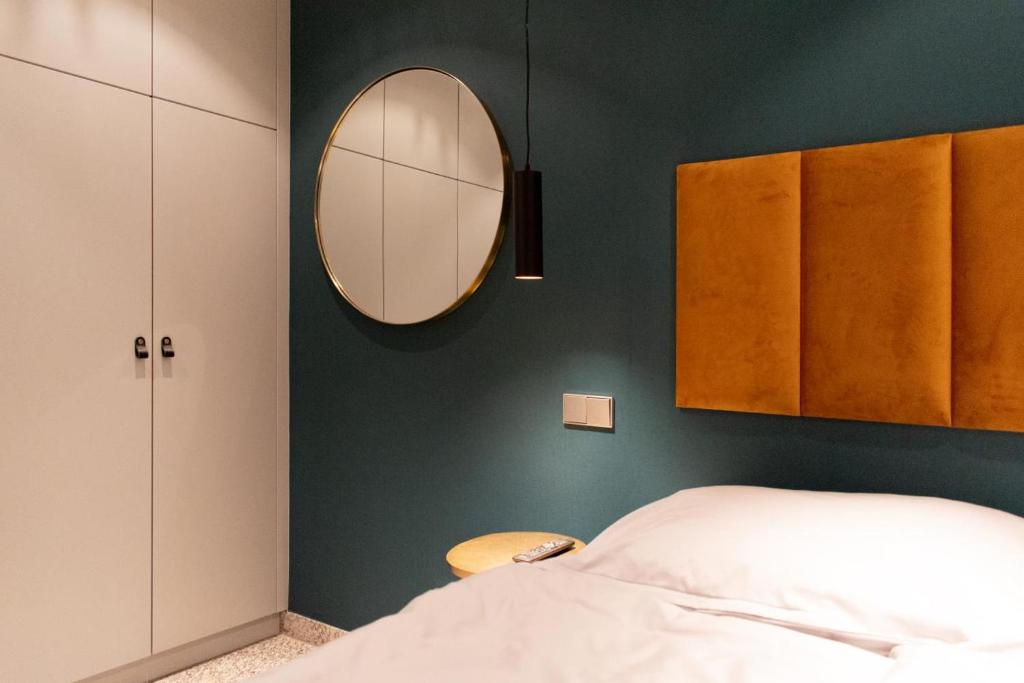 Postel nebo postele na pokoji v ubytování Ferienwohnung Timm's - Timmendorfer Strand