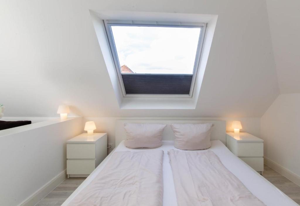 Postel nebo postele na pokoji v ubytování Ferienwohnung Relax