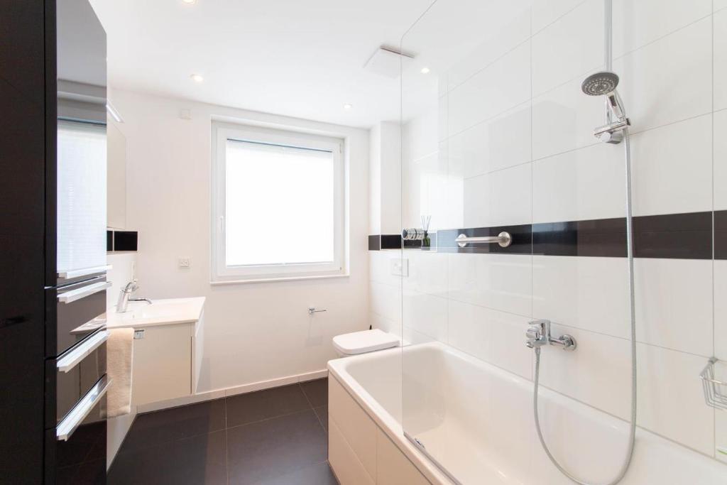 Koupelna v ubytování Ferienwohnung Beach 66 in Haffkrug