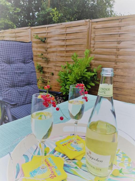 Nápoje v ubytování Ferienhaus Carl
