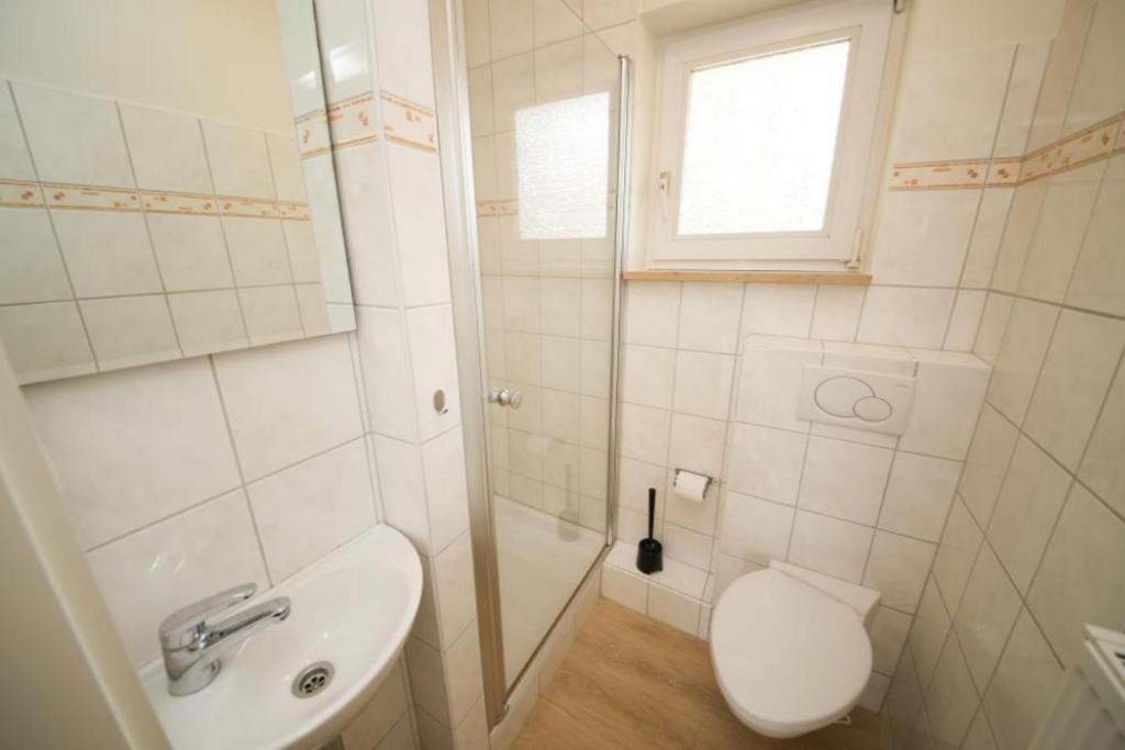 Koupelna v ubytování Ferienhaus Strandräuber