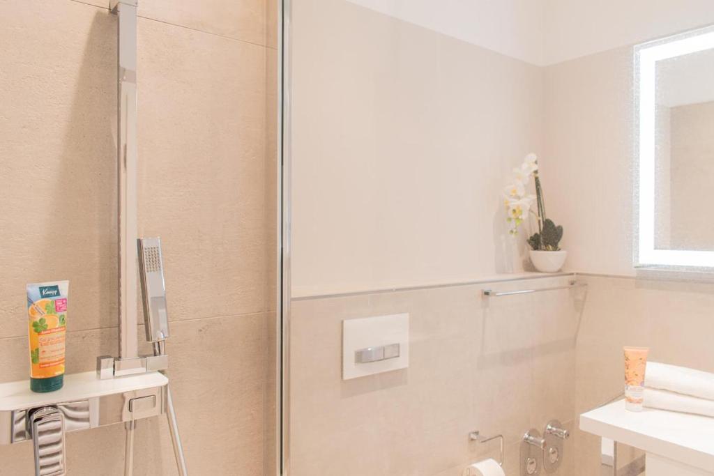 Koupelna v ubytování Ferienwohnung Nordwind