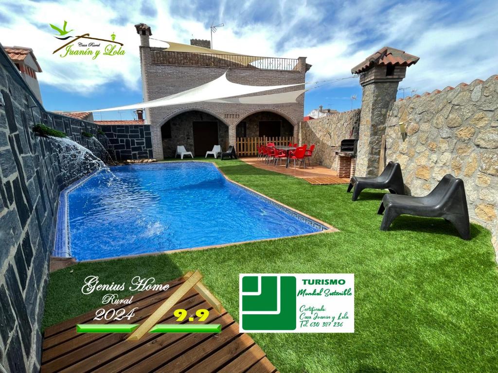 Πισίνα στο ή κοντά στο Casa Rural Juanín - Alojamiento Turístico Gold