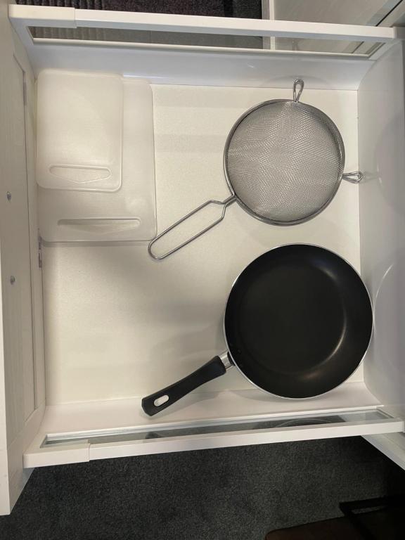 Kuchyň nebo kuchyňský kout v ubytování Apartmány Hrázní