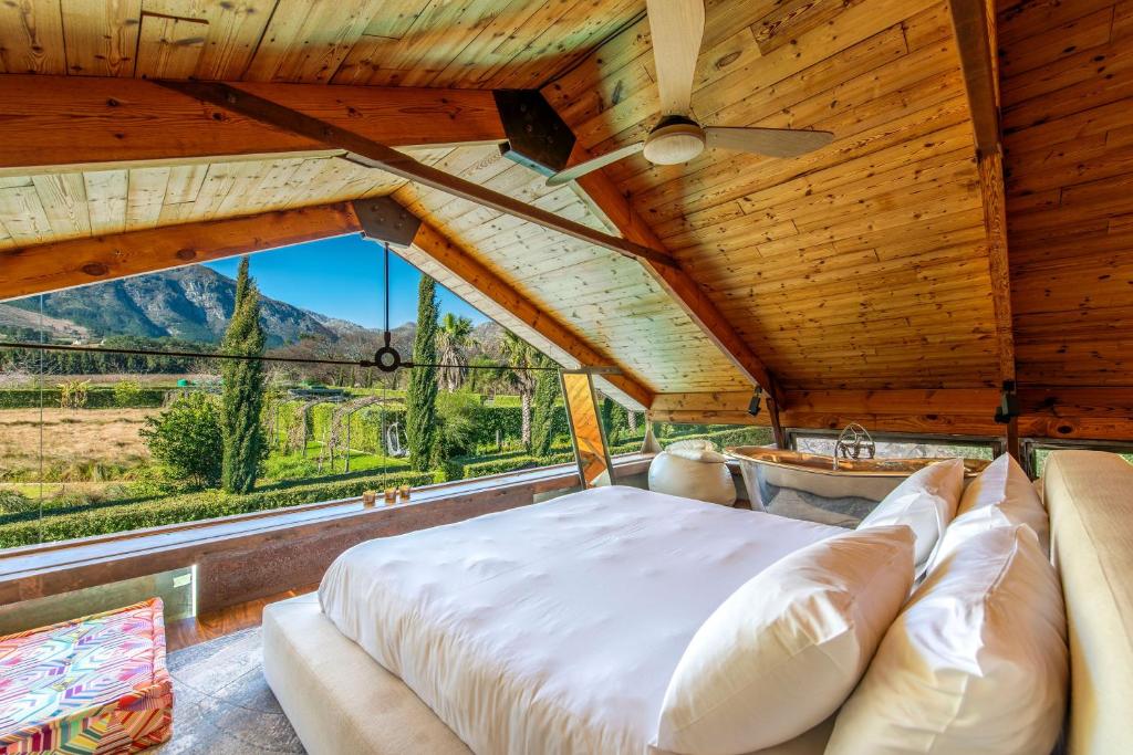 Postel nebo postele na pokoji v ubytování La Villa