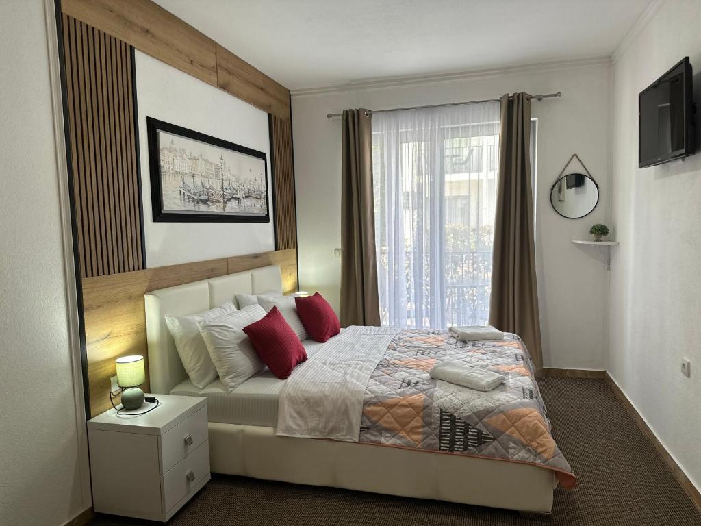Postel nebo postele na pokoji v ubytování Hotel Halibas