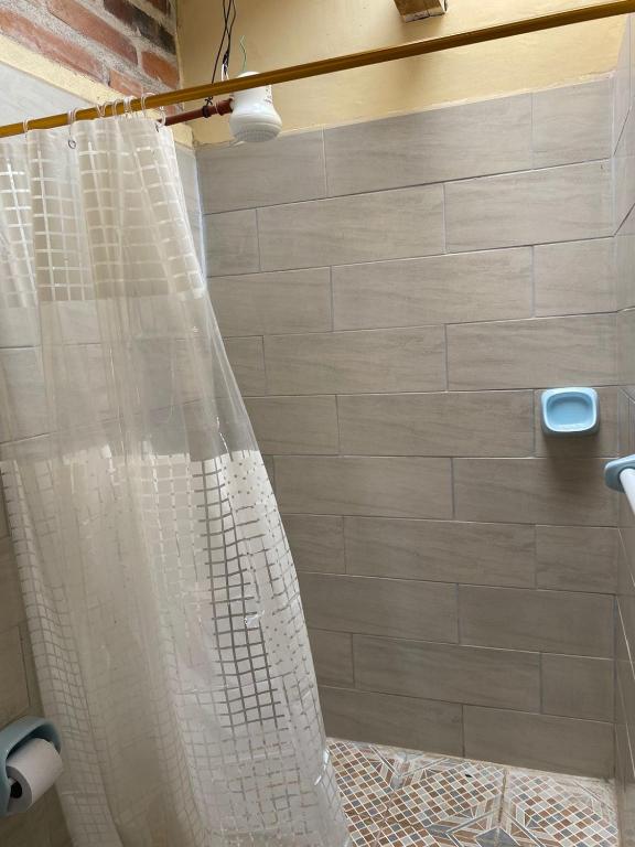 Koupelna v ubytování Casa Hotel Loma Wasi en Cotacachi