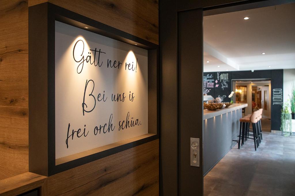 Certifikát, hodnocení, plakát nebo jiný dokument vystavený v ubytování Hotel Imhof