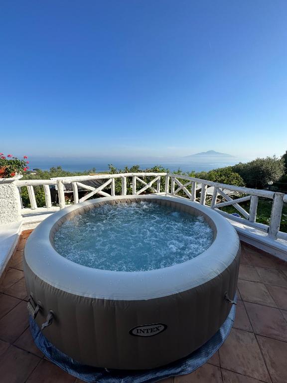 Bazén v ubytování Blu Vesuvius Sorrento nebo v jeho okolí