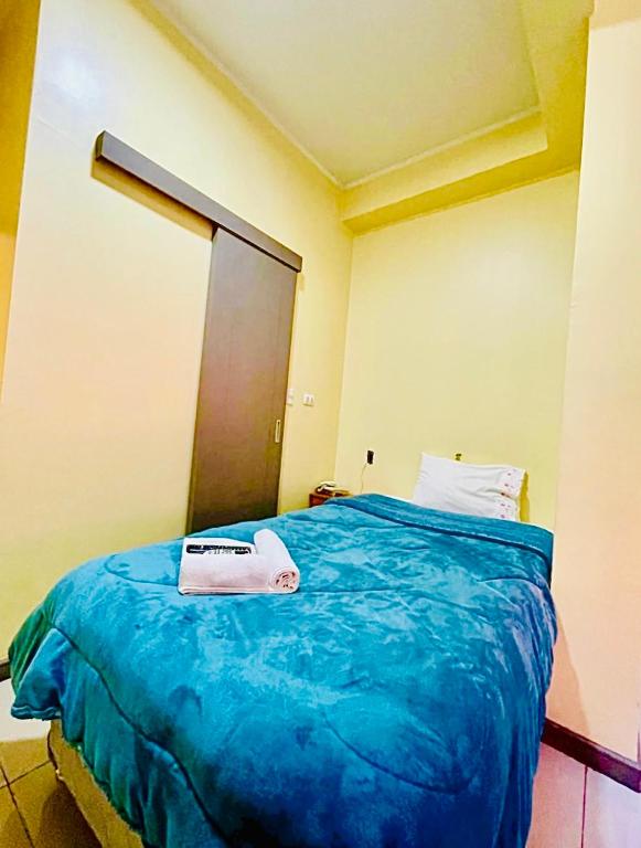 Postel nebo postele na pokoji v ubytování Hotel Blu Bascuñan