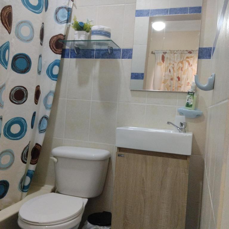 Koupelna v ubytování Nely y Pietro share apartment