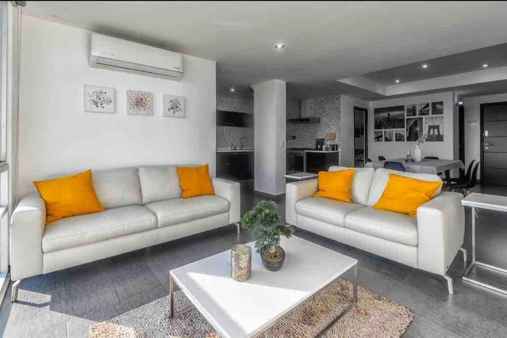 Χώρος καθιστικού στο Luxury Chapultepec Apartment