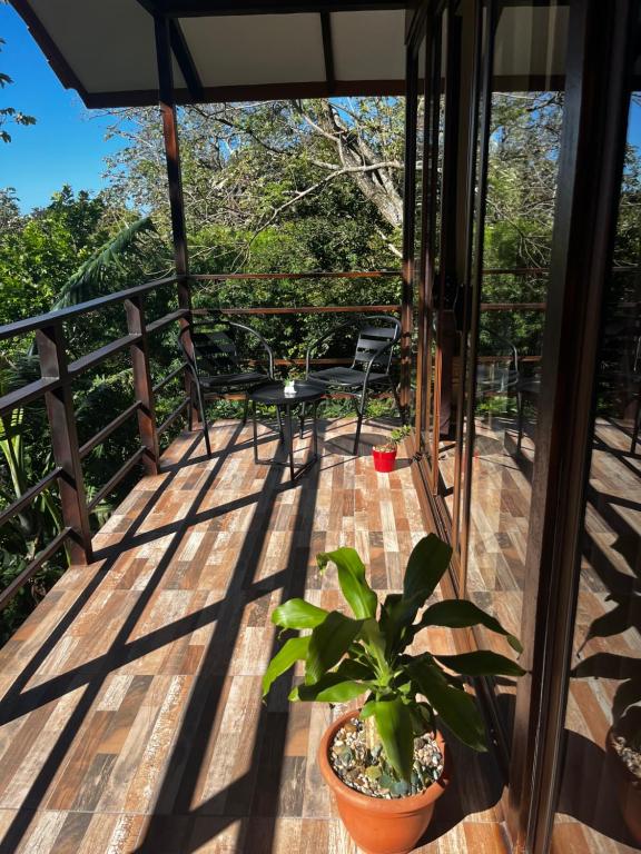 Balkón nebo terasa v ubytování Casa Colibrí