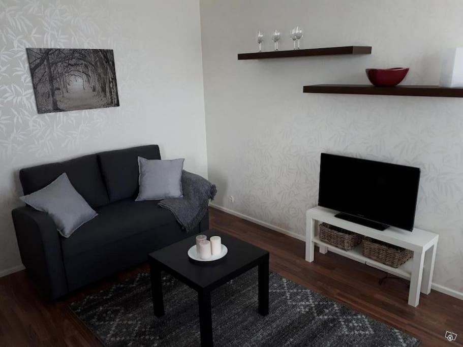 TV a/nebo společenská místnost v ubytování Nice apartment in the center of Tornio