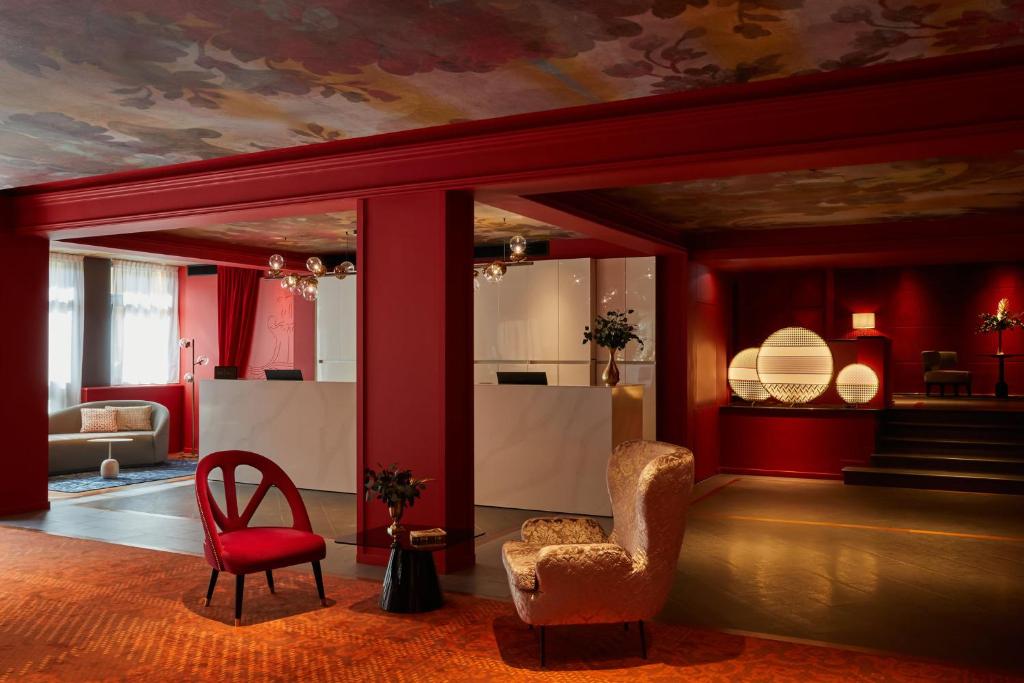 Kuchyň nebo kuchyňský kout v ubytování Hotel Indigo Florence by IHG
