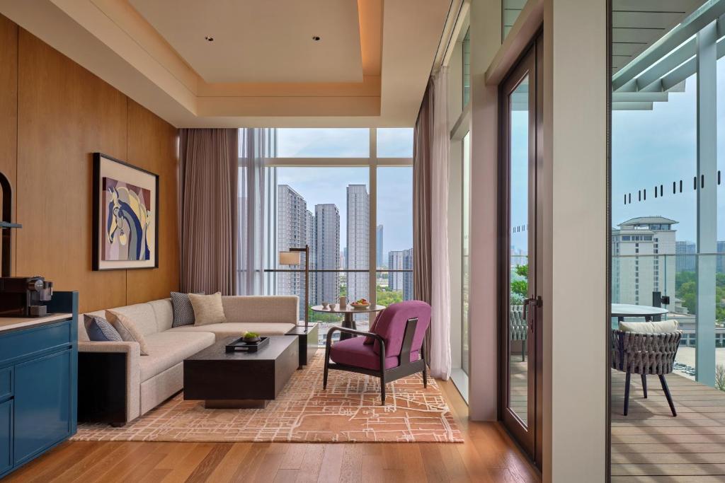 Posezení v ubytování Hyatt Centric Gaoxin Xi'An