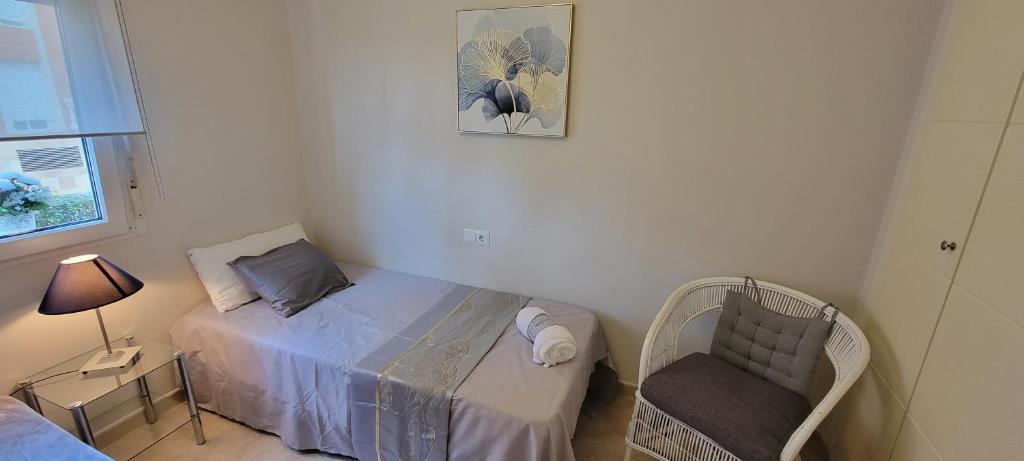 Posteľ alebo postele v izbe v ubytovaní Beach view - primera linea lujo