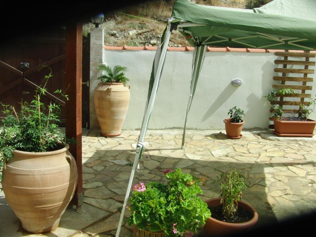 Zahrada ubytování Artemis Appartments