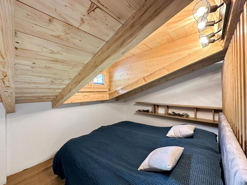 Postel nebo postele na pokoji v ubytování Dynastic Penthouse - 4 Valleys - Swiss Alps