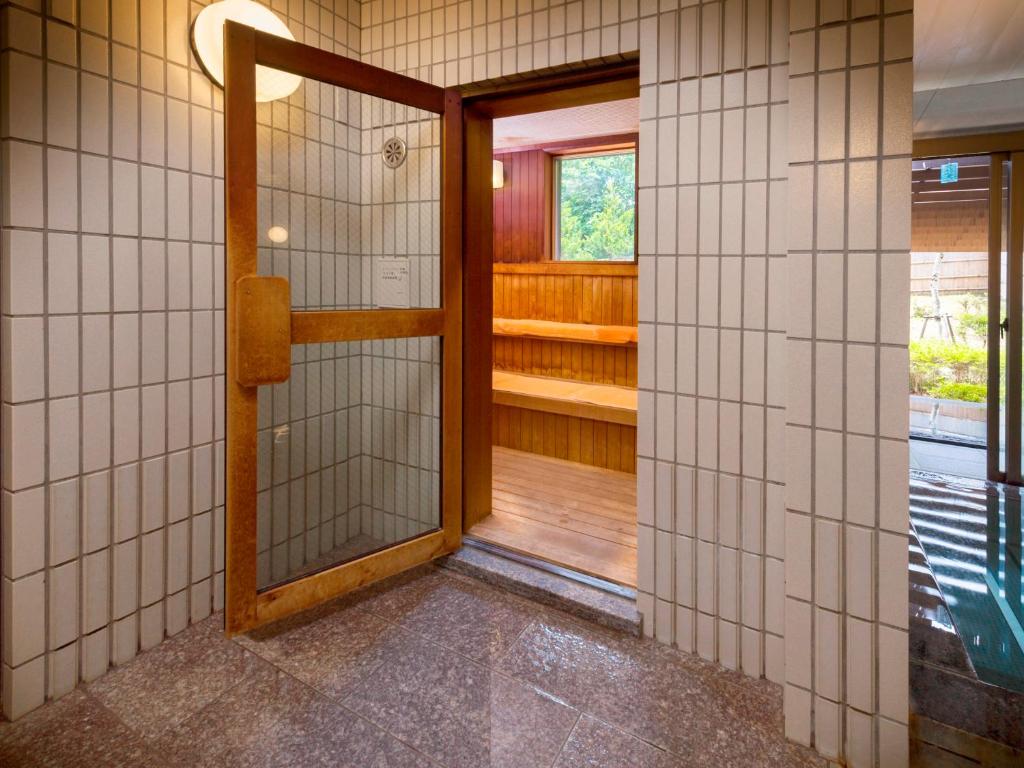 Koupelna v ubytování Hakuba Tokyu Hotel
